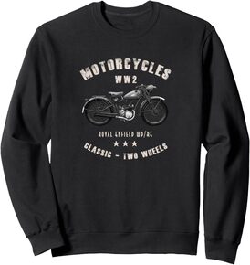 Royal Enfield WD/RE Classic Motorcycle WW2 Sweatshirt