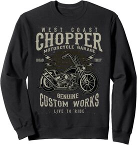 West Coast Chopper Motorcycle Garage Sweatshirt