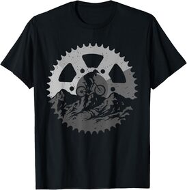 Funny Mountain Biking Art For Men Women MTB Mountain Biker T-Shirt