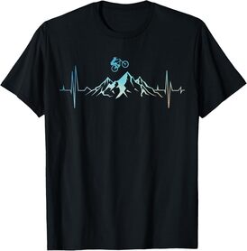 Funny Mountain Bike Art For Men Women MTB Mountain Biker T-Shirt